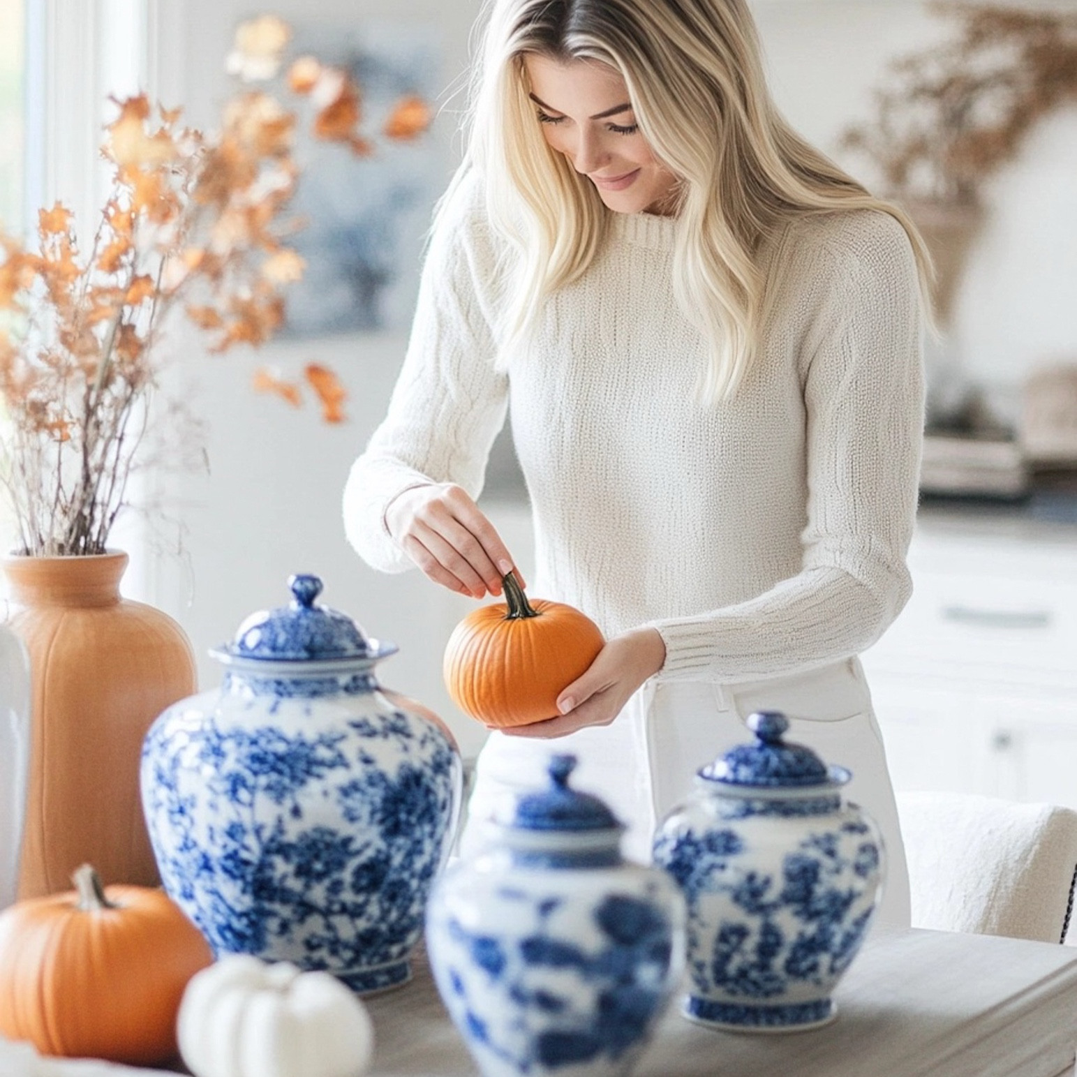 Fall decor grand millennial style - mixing fall colors with classic, traditional styles 

#LTKFindsUnder100 #LTKHome #LTKFallSale