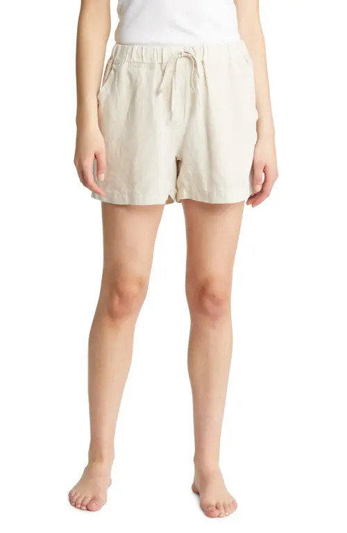 Parachute Women's Linen Shorts in Bone at Nordstrom, Size X-Large | Nordstrom