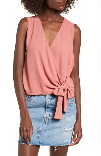 Women's Wrap Tank, Size X-Small - Coral | Nordstrom