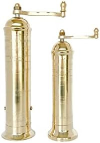The Original European Salt and Pepper Mill 9” Brass Salt Mill | Amazon (US)