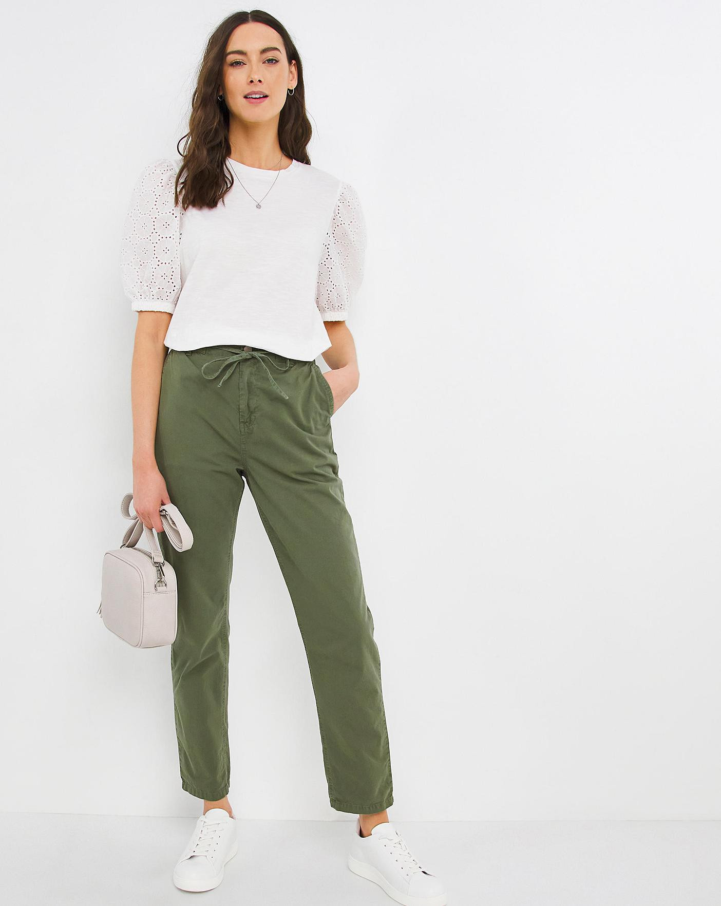 Julipa Broiderie Sleeve T-Shirt | JD Williams (UK)