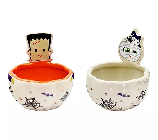 Temp-tations Special Edition Seasonal S/2 Character Ramekins - QVC.com | QVC