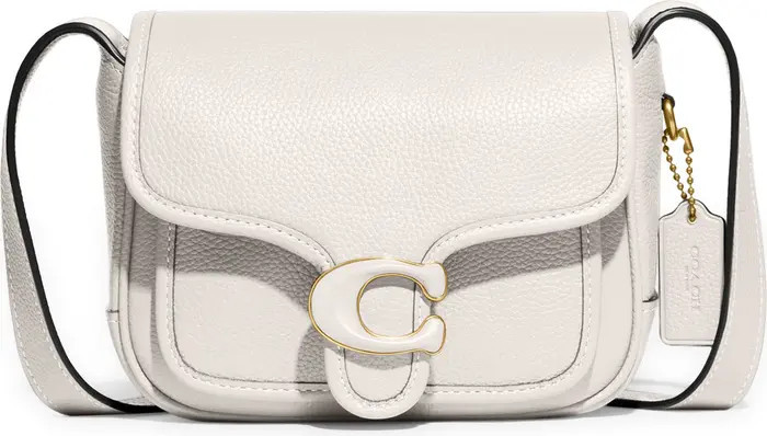 Tabby Polished Pebble Leather Crossbody Messenger Bag | White Bag Bags | Crossbody Bag | | Nordstrom