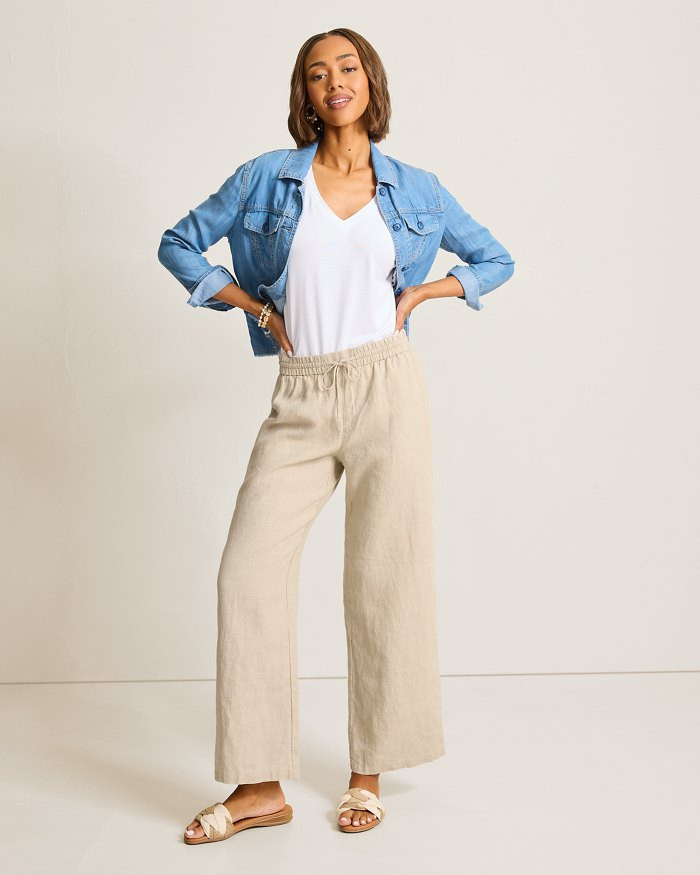 Two Palms High-Rise Linen Easy Pants | Tommy Bahama