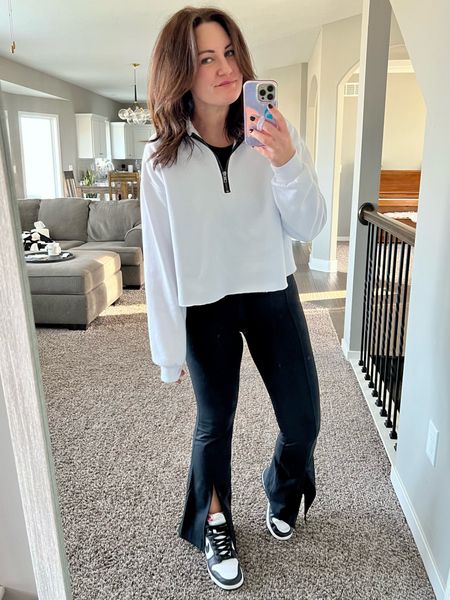 Split hem leggings under $35

I cut the sweatshirt to make it cropped  

#LTKstyletip #LTKunder50 #LTKfit