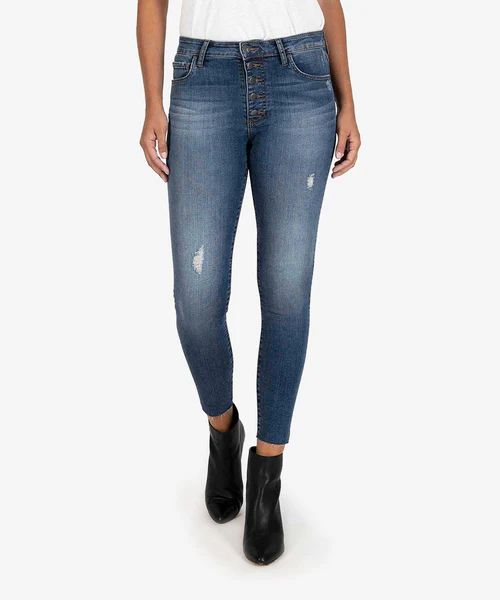 Donna High Rise Ankle Skinny (Touched Wash) | Kut From Kloth