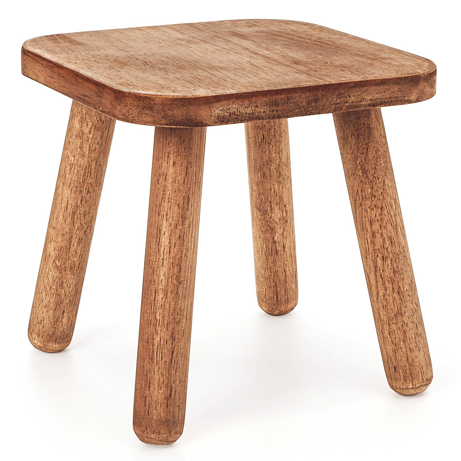 Youeon 9 Inch Small Wooden Step Stool, Non-Slip One Step Stool for Adults, Holds up to 300 Lbs, P... | Amazon (US)