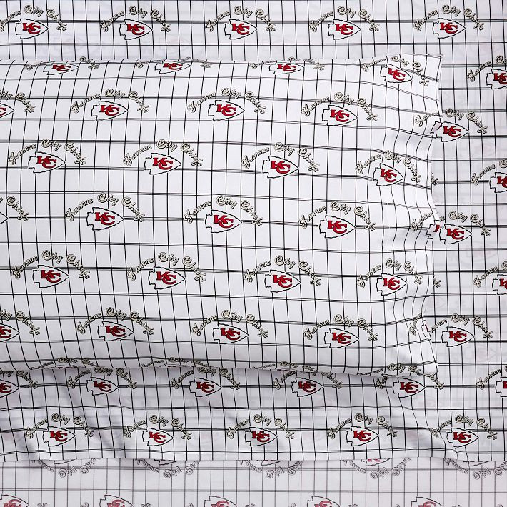 NFL Kansas City Chiefs Organic Sheet Set | Pottery Barn Teen