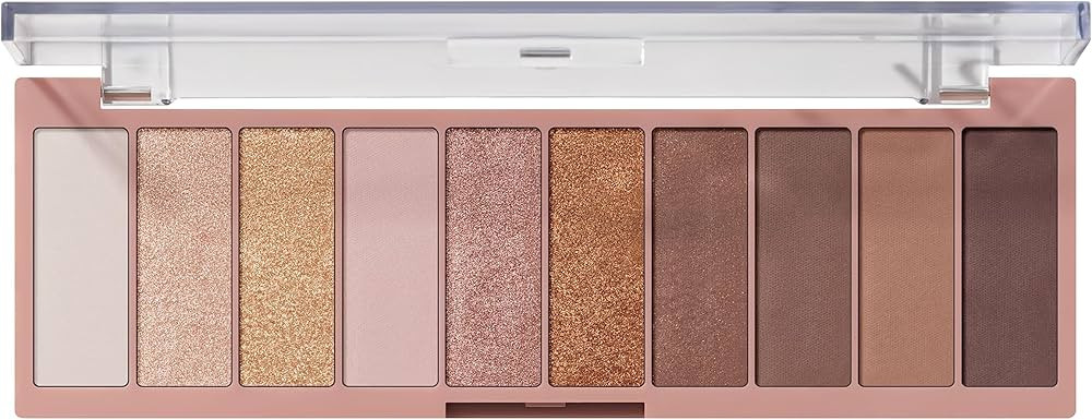 e.l.f. Perfect 10 Eyeshadow Palette, Ten Ultra-pigmented Neutral Shades, Blendable Formula, Vegan... | Amazon (US)