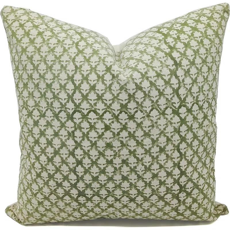 Floral Cotton Indoor/Outdoor Pillow Cover | Wayfair North America