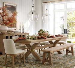 Toscana Extendable Dining Table (60"-124.5") | Pottery Barn (US)