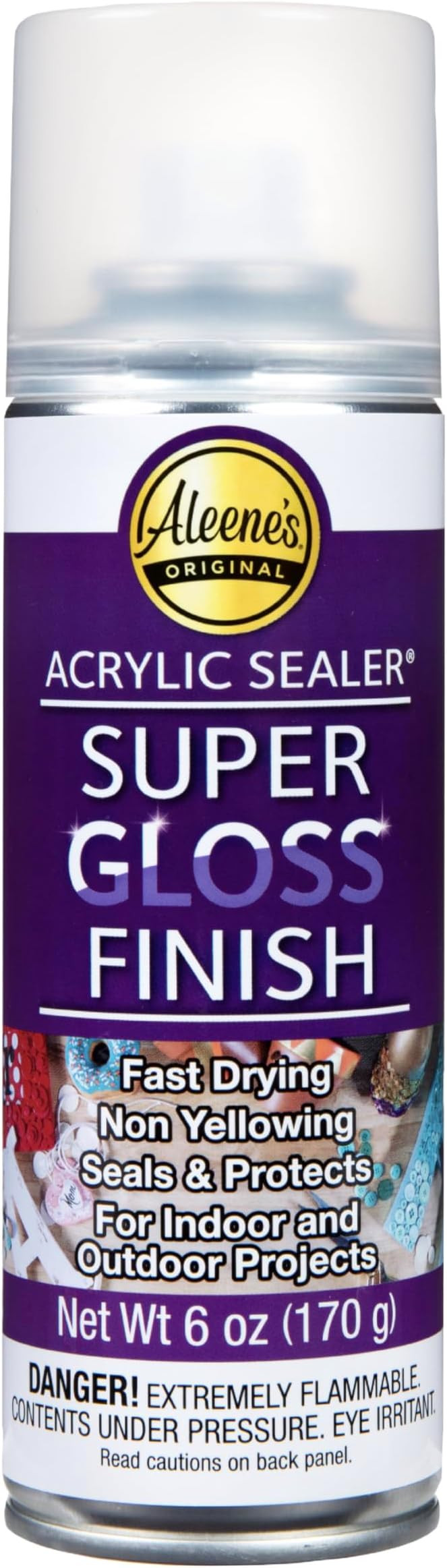 Aleene's Spray Acrylic Sealer, Super Gloss Clear Finish for DIY Crafts & Art Projects, Non-Yellow... | Amazon (US)
