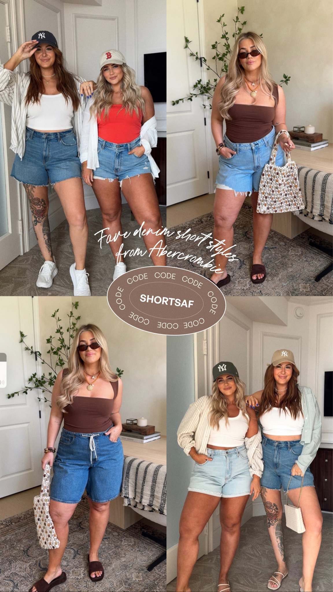 Abercrombie sale👏🏼 Code ‘SHORTSAF’ will get you an extra 15% off. All shorts styles are linked in order of seen above. I wear a 32 in all of these styles pre pregnancy 

#LTKootd #LTKMidsize #LTKSaleAlert