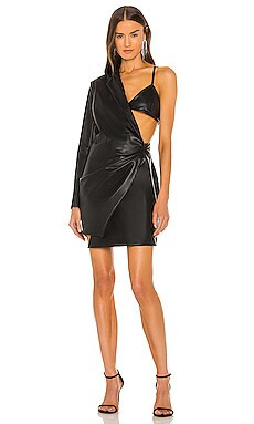 Ronny Kobo X REVOLVE Sabrina Cut Out Blazer Dress in Black from Revolve.com | Revolve Clothing (Global)