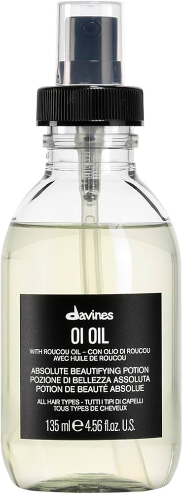 Davines OI Oil | Weightless Hair Oil Perfect for Dry Hair, Coarse & Curly Hair Types | Conrol Fri... | Amazon (US)