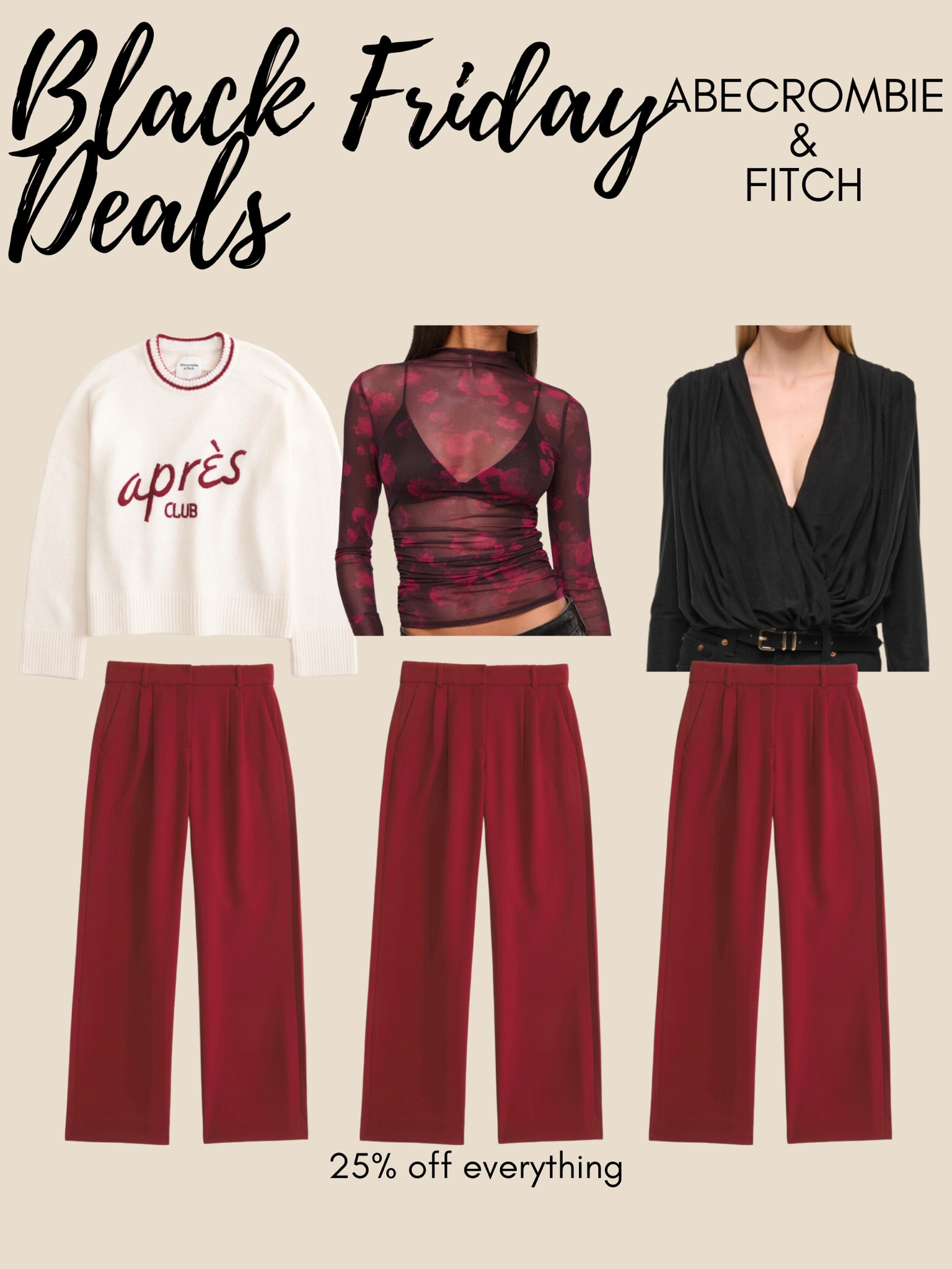 One pair of pants - 3 outfit options 😍


Holiday outfit ideas
Holiday looks
Black Friday deals


#LTKSaleAlert #LTKFindsUnder100 #LTKStyleTip