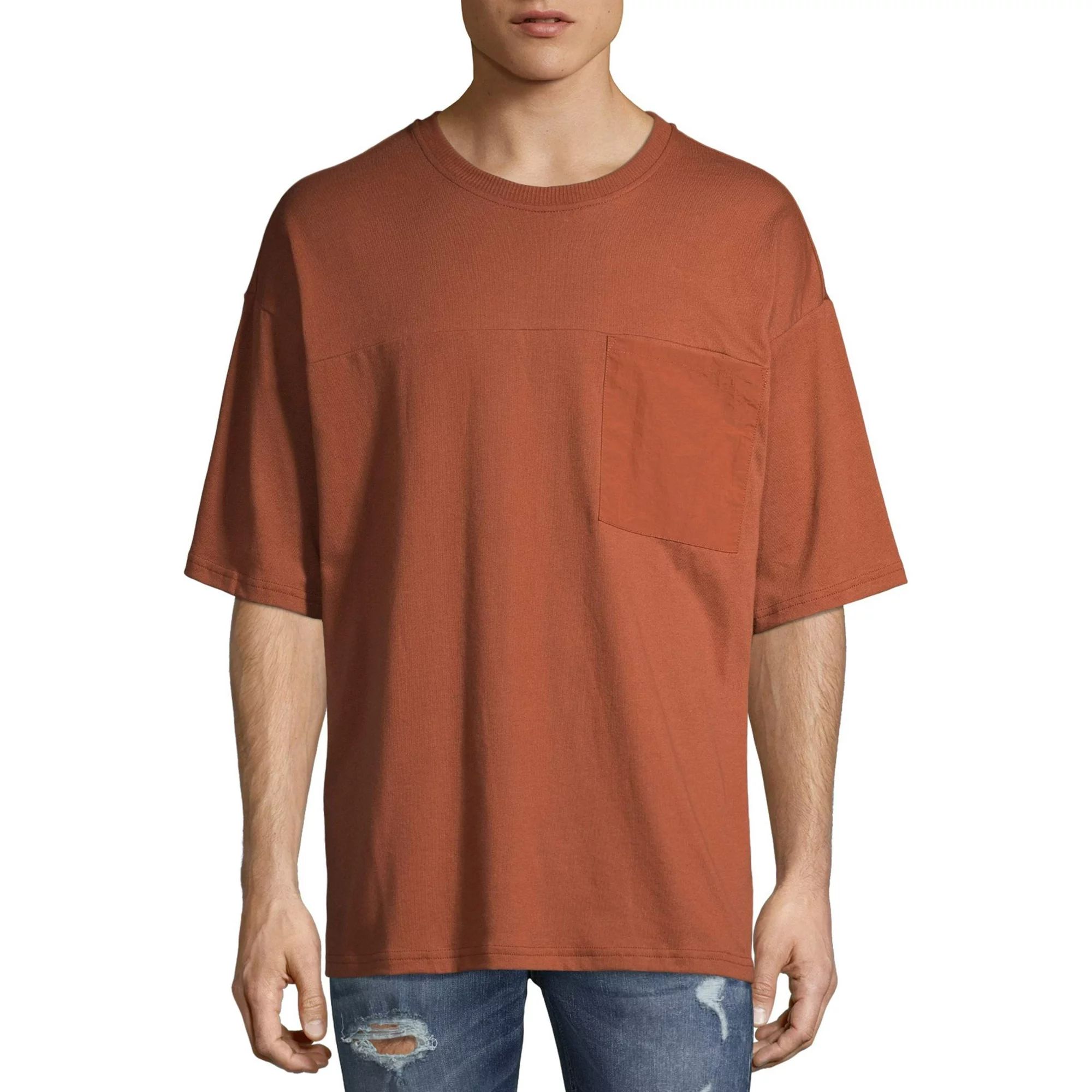 No Boundaries Men's and Big Men's Short Sleeve Pocket Tee, up to Size 5XL | Walmart (US)