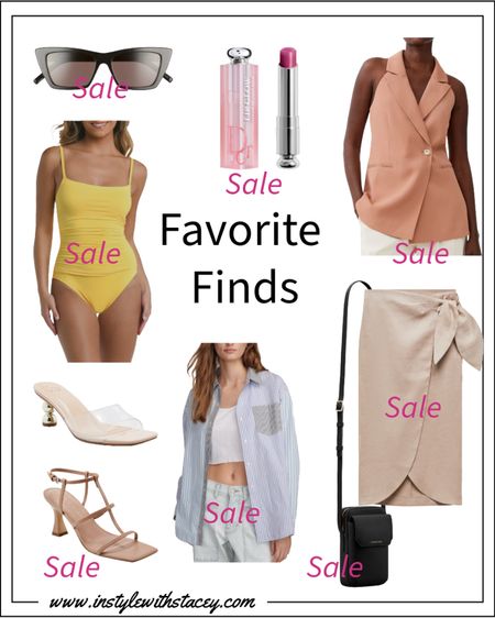 This week’s Favorite Finds are mostly limited-time SALE items! Designer sunglasses, a trendy vest, a boyfriend style stripe (under $30!), a Target sandal that’s a GOOD designer dupe…and more! 

#LTKSaleAlert #LTKFindsUnder50 #LTKFindsUnder100