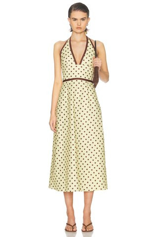 Posse Bowie Dress in Lemon | FWRD 