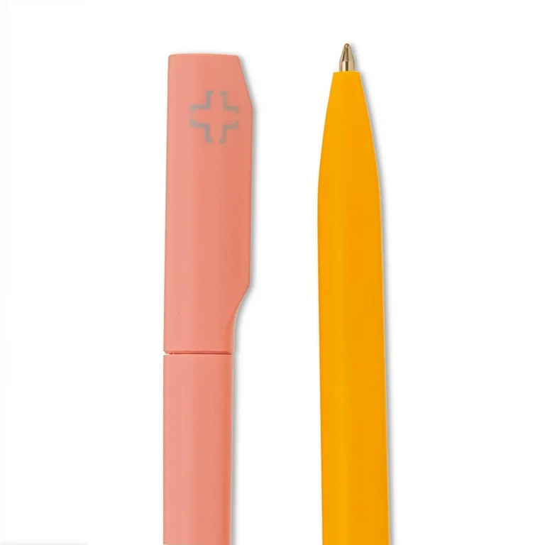 Pen+Gear Twist Ballpoint Ink Pen, Blue Ink, 5 Count, Size: 0.5mm，Assorted Colors | Walmart (US)