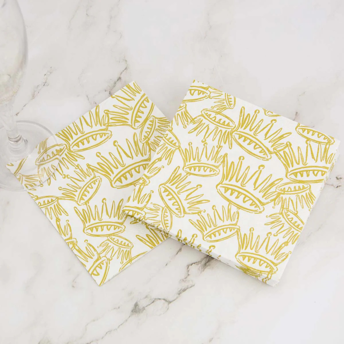 Le Couronne Beverage Napkins | Get Gatherings