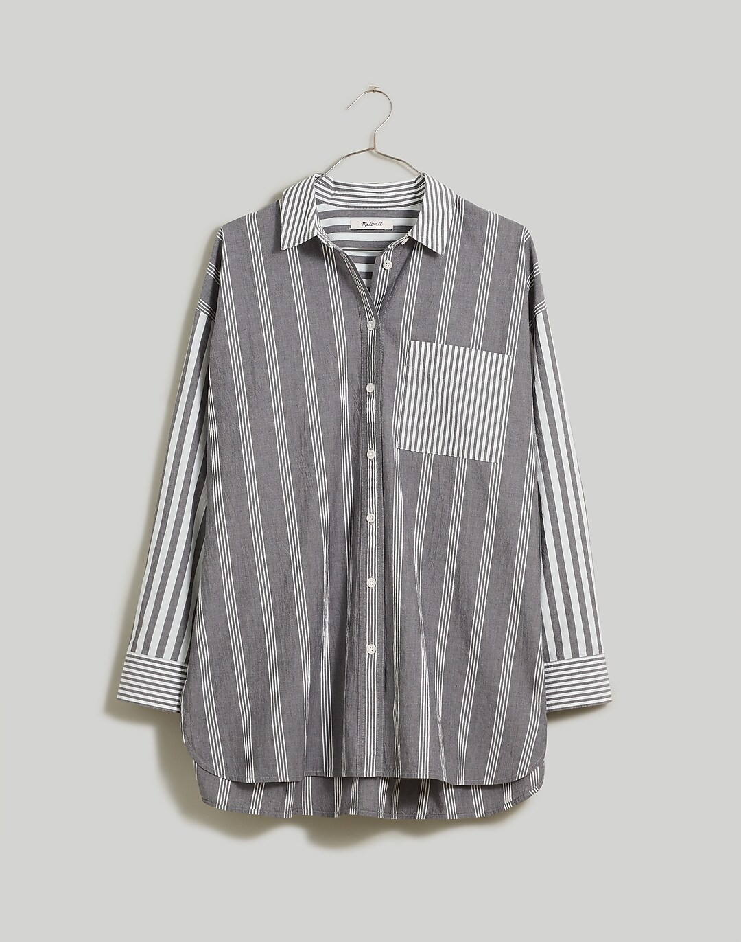 The Signature Poplin Oversized Shirt | Madewell