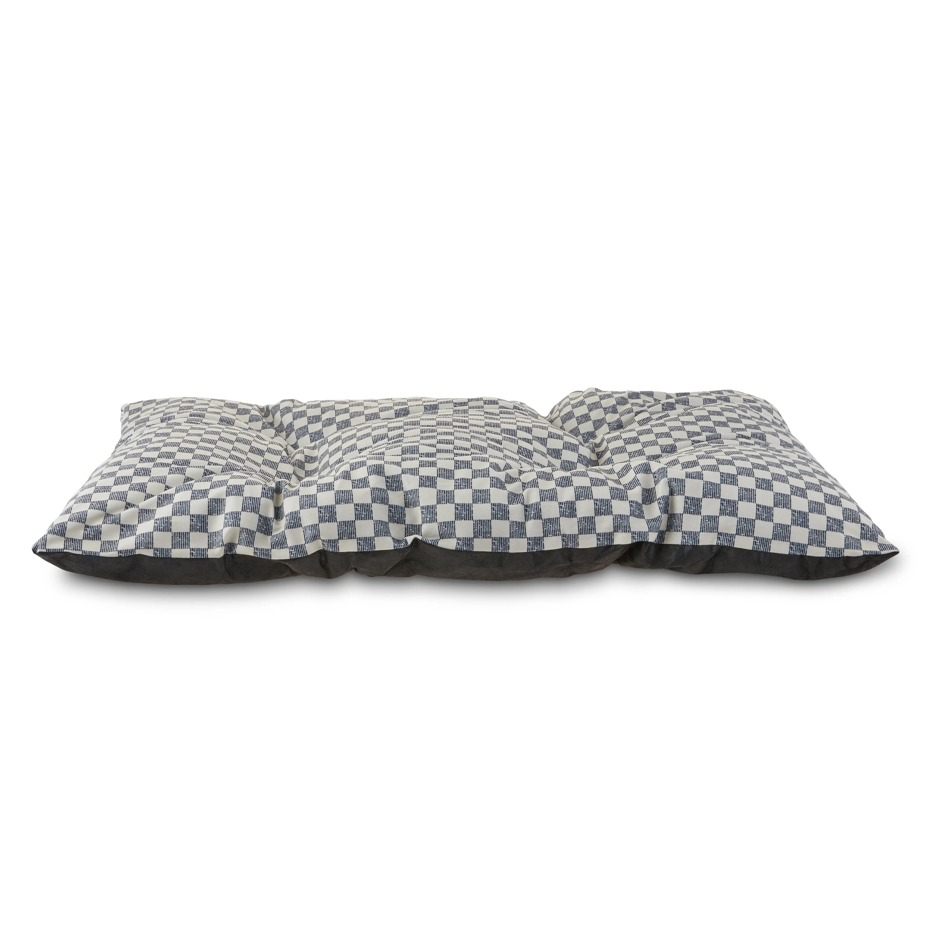 Vibrant Life Bed for Dogs, Tufted Pillow, Machine Washable, Black and White Checkered, 35" x 27" | Walmart (US)