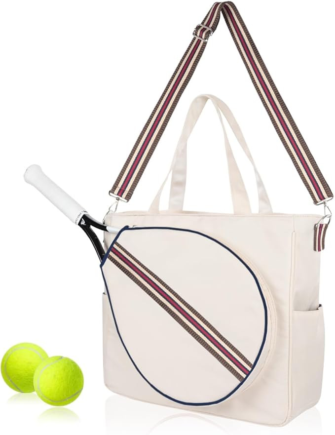 Tennis Bag for Women Racket Tote, Stylish Backpack - Unisex Racquet Sports Pickleball Bag Convert... | Amazon (US)