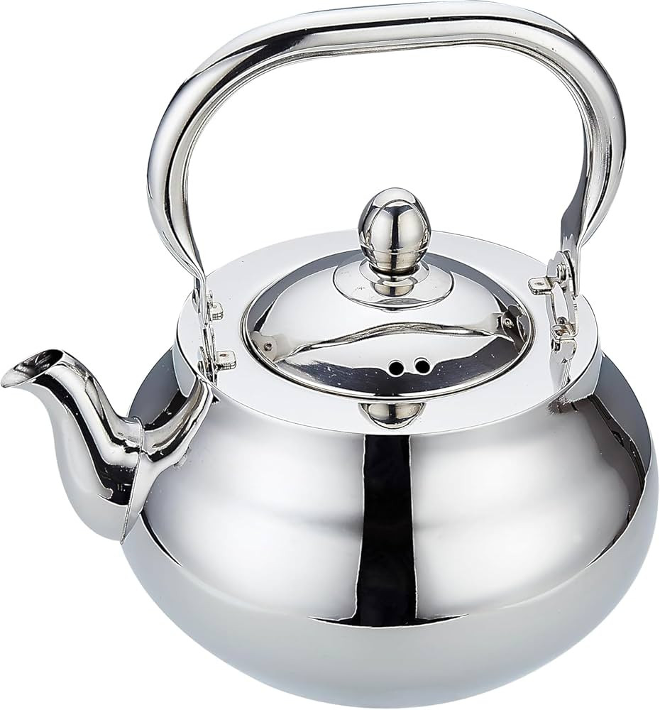 SANQIAHOME Stainless Steel Teapot With Removeable Infuser 71 oz (2000ml) Thickened Mirror Polishe... | Amazon (US)