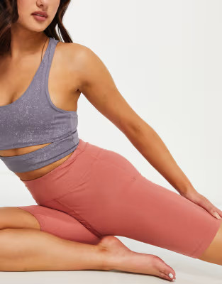 ASOS 4505 icon booty legging short in cotton touch | ASOS (Global)