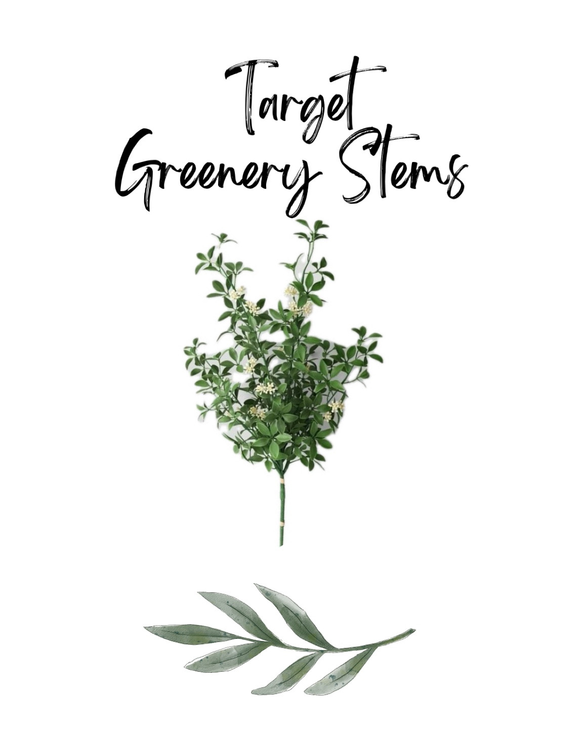 Pretty greenery stems at Target! Perfect addition in a vase for a spring centerpiece! 🌿

#LTKStyleTip #LTKSeasonal #LTKHome