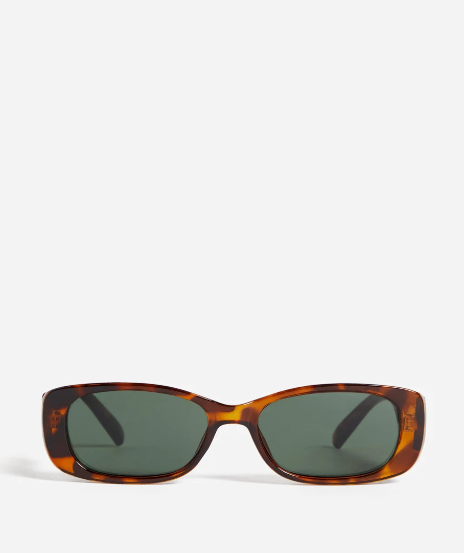 LANI RECTANGLE SUNGLASSES - TORT | Sportsgirl