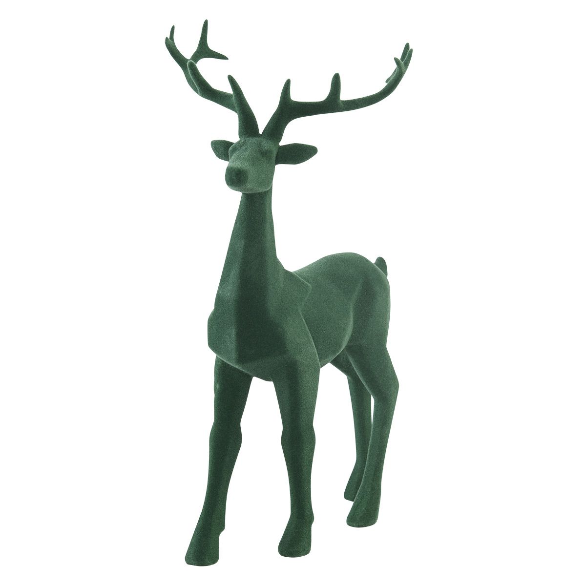 Flocked Decorative Deer | The Container Store