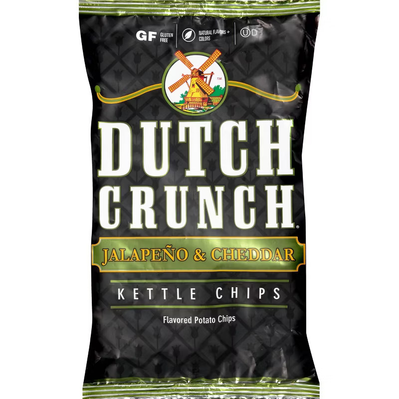 Old Dutch - Dutch Crunch Jalapeno & Cheddar Kettle Potato Chips - 9oz | Target
