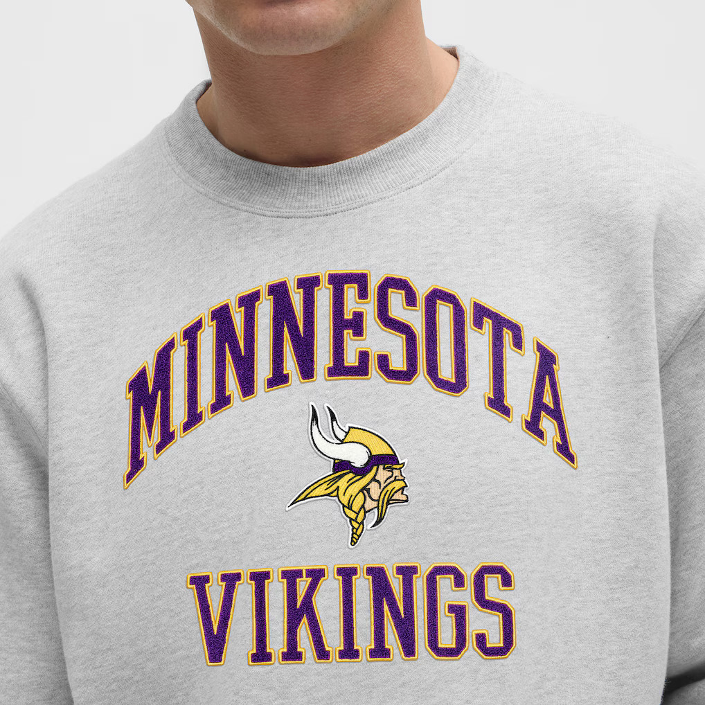 Minnesota Vikings lululemon Steady State Sweatshirt - Heathered Silver Drop | Fanatics
