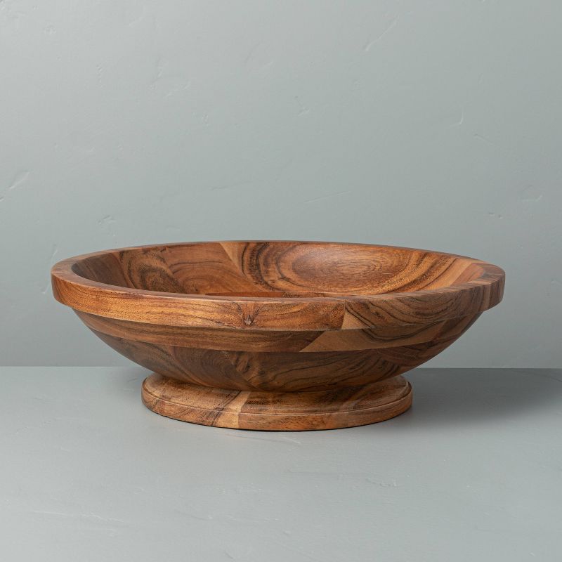 Wood Decor Bowl - Hearth &#38; Hand&#8482; with Magnolia | Target