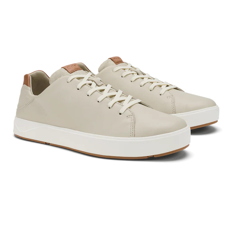 Lae‘ahi Lī ‘Ili Men's Leather Sneakers - Tapa | OluKai | OluKai