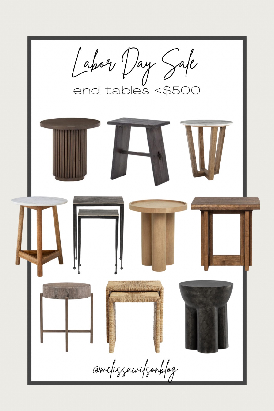 Labor Day sale. End tables. Side tables under $500

#LTKsalealert #LTKhome