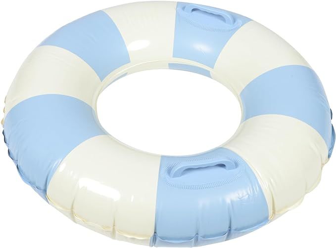BESPORTBLE Swim Ring with Handles for Kids Adults, 27.3 Inch Classic Striped Pool Inner Tubes Inf... | Amazon (US)