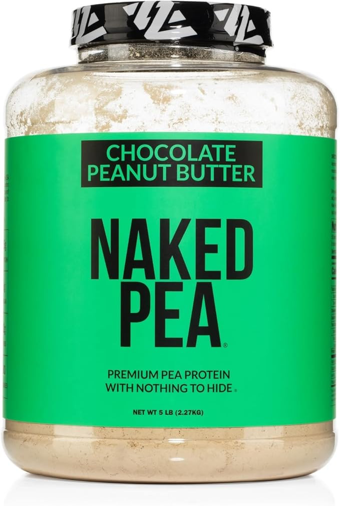 NAKED Pea - Chocolate Peanut Butter Protein from US & Canadian Farms, Organic Cocoa, Organic Coco... | Amazon (US)