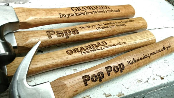 Gift for Grandpa, Grandfather Gift, Grandparent Gift, Personalized Hammer, Grandfather Christmas ... | Etsy (US)