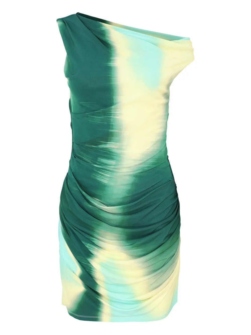 Simkhai Azalea draped mini dress - Green | Farfetch Global