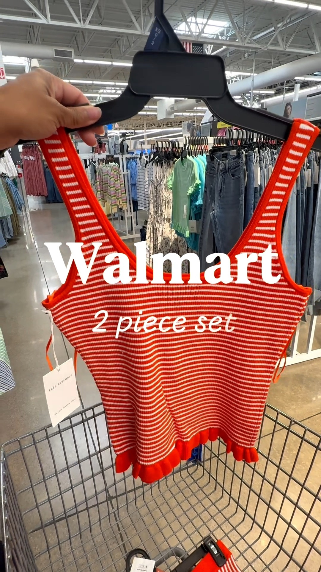 This Walmart two-piece set is such a fun summer find 🍊☀️ The orange striped tank and matching skirt are lightweight, stretchy, and super comfortable while still looking stylish and put together. Perfect for vacations, brunch, errands, or an easy everyday summer outfit!

Wearing size -small
5’2 & 140lbs

#LTKStyle #LTKWalmart #WalmartFashion #LTKFinds #SummerStyle #TwoPieceSet #MatchingSet #AffordableFashion #OOTD #CasualStyle #MomStyle #VacationOutfit #SummerFashion #CuteAndComfy #EverydayStyle