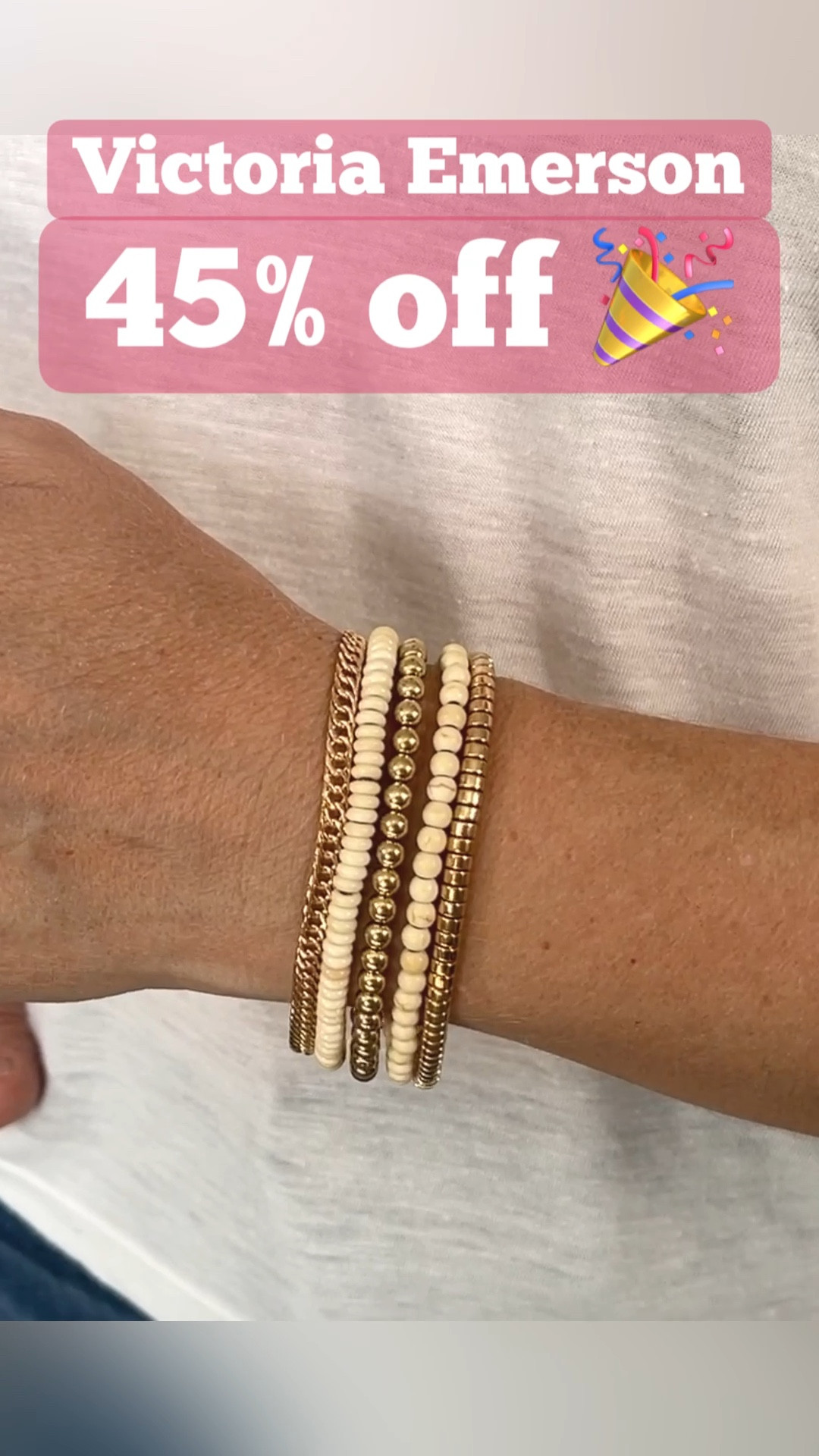 We are loving these jewelry pieces from Victoria Emerson! Whether it is mixed metal, chain link, or a mini cuff bracelet they have got you covered!  Use the discount code MMM45 to get 45% off until 1/31.

#LTKsalealert