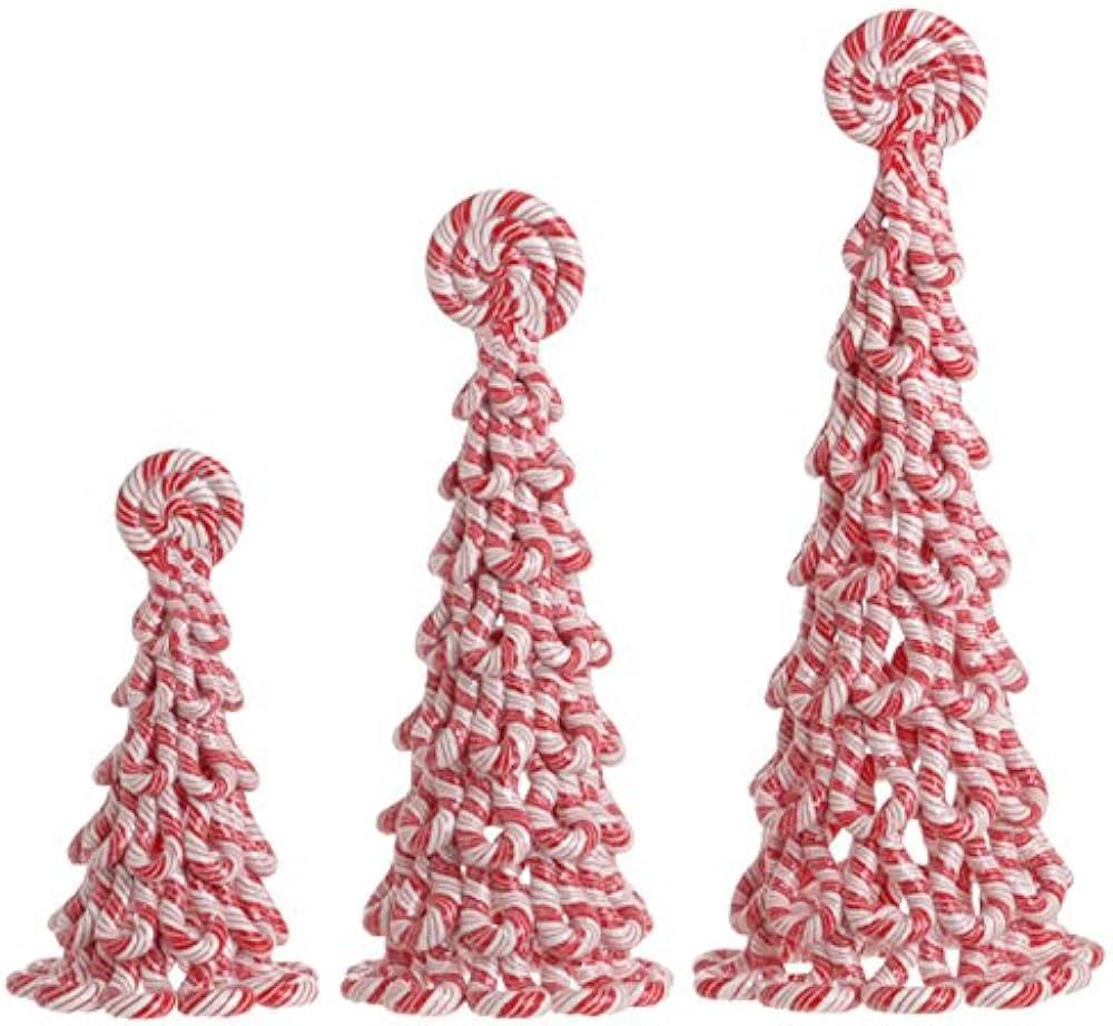 RAZ Imports - Peppermint Toy - Set of 3 Christmas Peppermint Cone Decorations | Amazon (US)
