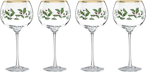 Lenox Holiday 4-Piece Wine Glass Set | Amazon (US)