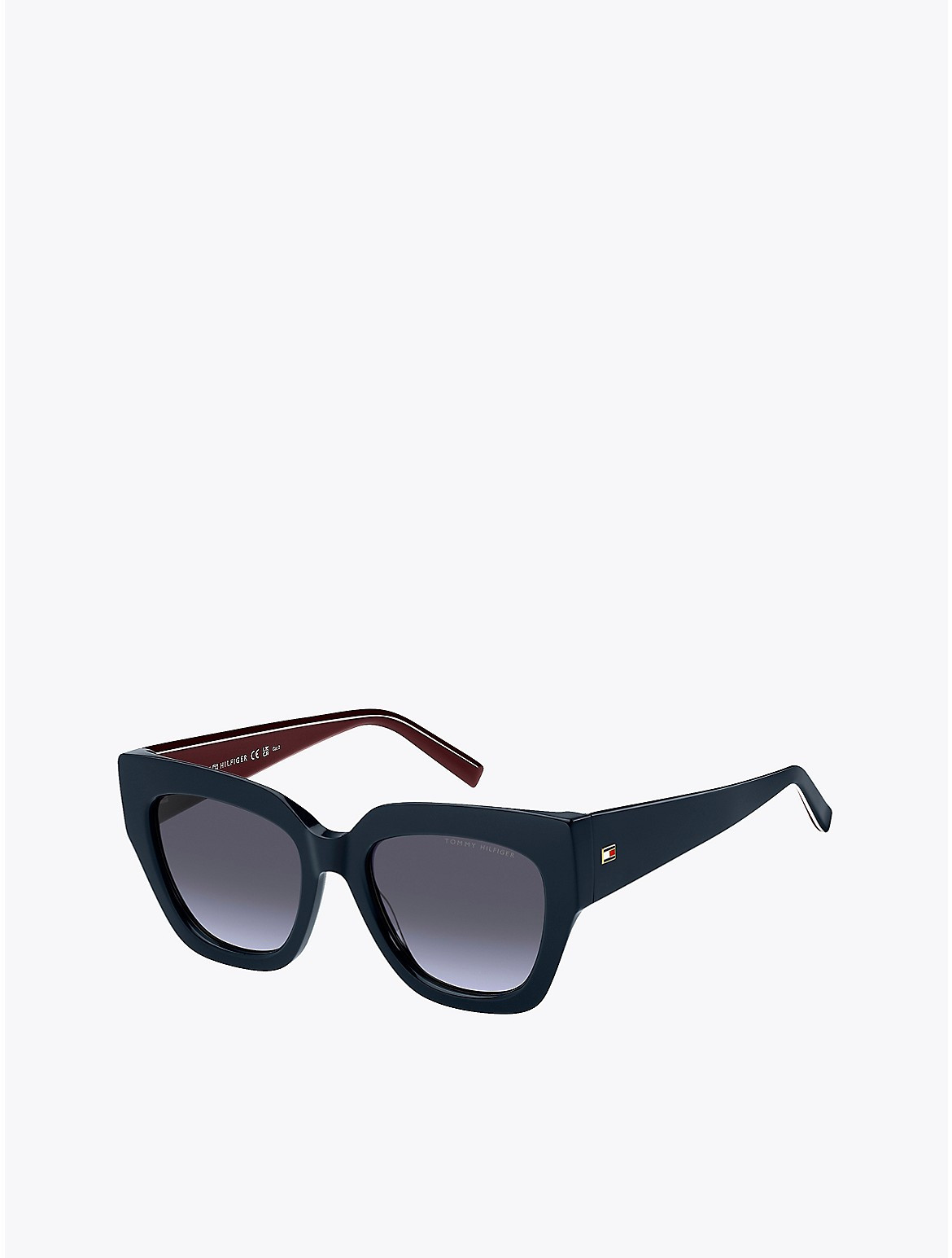 Tommy Hilfiger Women's Everyday Butterfly Sunglasses - Navy / Red | Tommy Hilfiger (US)