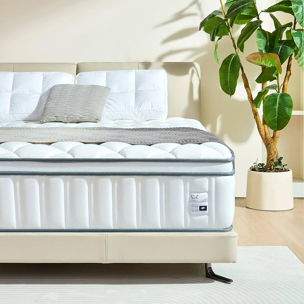 Full Size Mattress, 12 Inch Full Mattress in a Box, Cooling Memory Foam and Individual Pocket Spr... | Amazon (US)