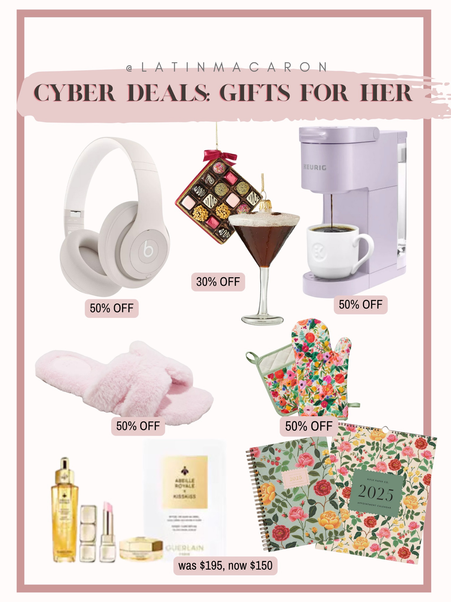 Shop Cyber Monday and save on so many gifts for her! Shop headphones, slippers, keurig coffee machine, espresso maker, 2025 planner and calendar, oven kits, skincare, ornaments and more! 

#LTKGiftGuide #LTKBeauty #LTKCyberWeek