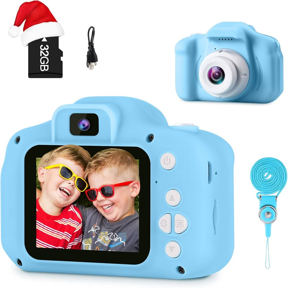 GKTZ Toys for 3-8 Year Old Boys, Kids Selfie Camera Children Digital Video Toddler Camera, Birthd... | Amazon (US)